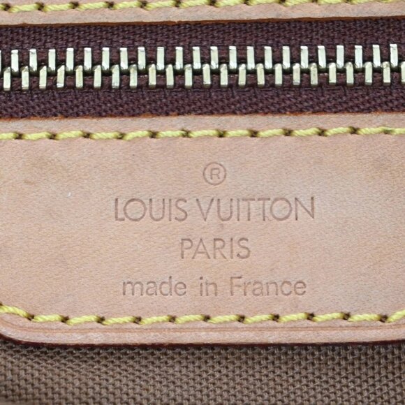 LOUIS VUITTON Cabas Mezzo Shoulder Bag Monogram Leather Brown - Picture 12 of 15